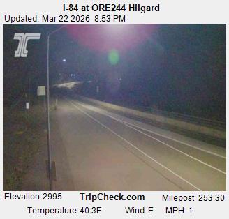 I-84 at ORE244 Hilgard live webcam