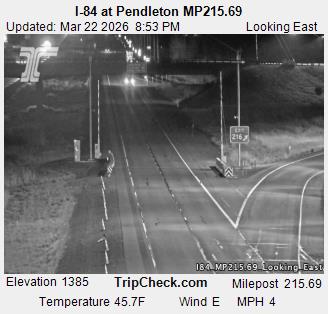 I-84 at Pendleton MP215.69 live webcam