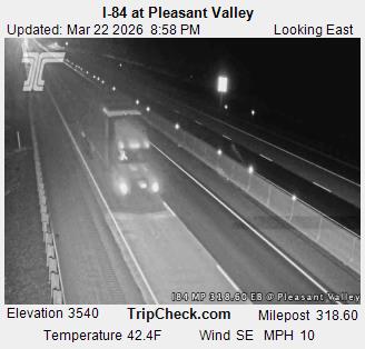 I-84 at Pleasant Valley live webcam