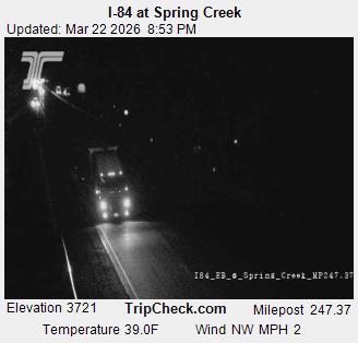 I-84 at Spring Creek live webcam
