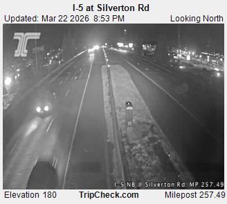 I-5 at Silverton Rd live webcam