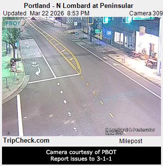 Portland - N Lombard at Peninsular live webcam