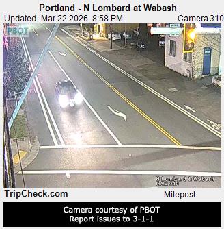 Portland - N Lombard at Wabash live webcam