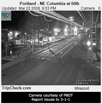 Portland - NE Columbia at 60th live webcam