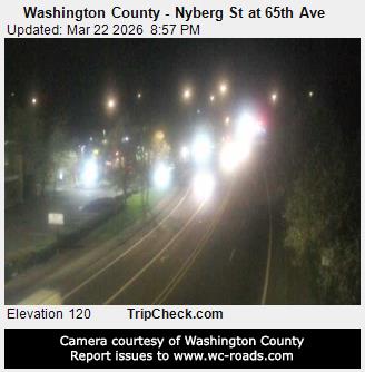 Washington County - Nyberg St at 65th Ave live webcam