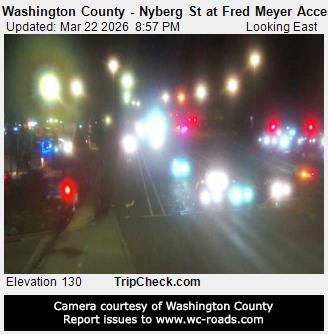 Washington County - Nyberg St at Fred Meyer Access live webcam