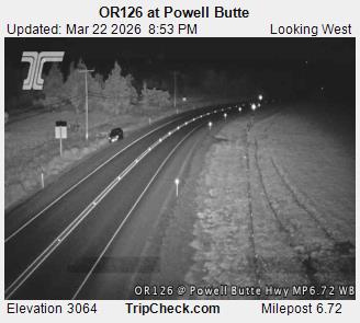 OR126 at Powell Butte live webcam