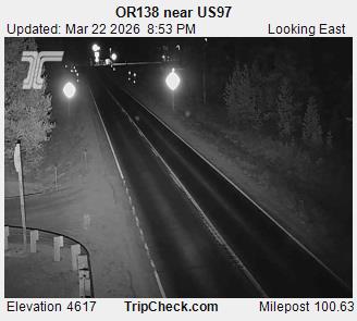 OR138 near US97 live webcam