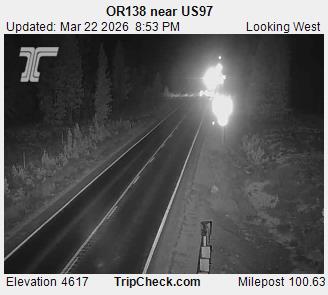 OR138 near US97 live webcam