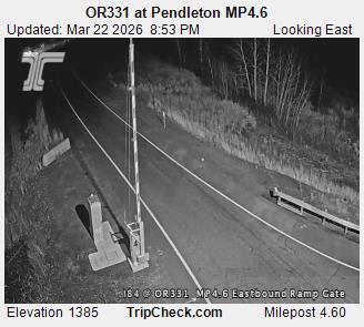 OR331 at Pendleton MP4.6 live webcam