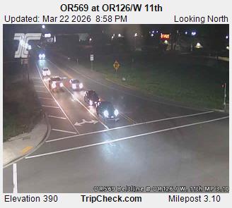 OR569 at OR126/W 11th live webcam