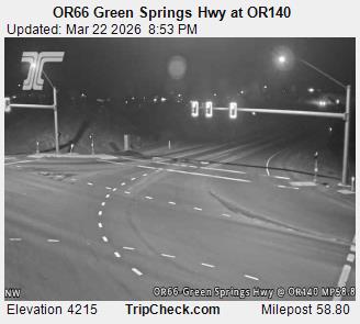 OR66 Green Springs Hwy at OR140 live webcam