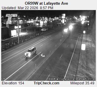 OR99W at Lafayette Ave live webcam