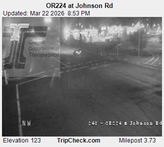 OR224 at Johnson Rd live webcam