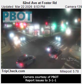 82nd Ave at Foster Rd live webcam