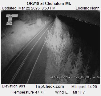 OR219 at Chehalem Mt. live webcam