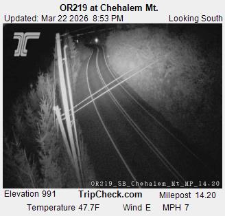 OR219 at Chehalem Mt. live webcam