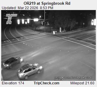 OR219 at Springbrook Rd live webcam