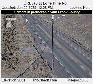 ORE370 at Lone Pine Rd (Looking North)