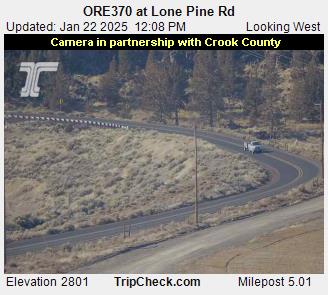 ORE370 at Lone Pine Rd (Looking West)