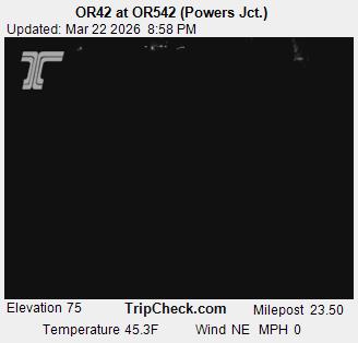 OR42 at OR542 (Powers Jct.) live webcam