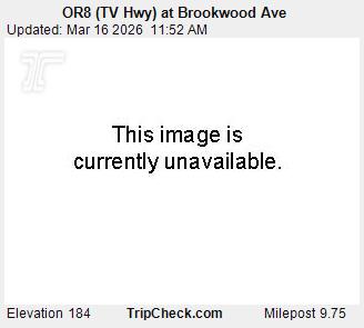 OR8 (TV Hwy) at Brookwood Ave live webcam