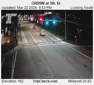 OR99W at 5th St live webcam