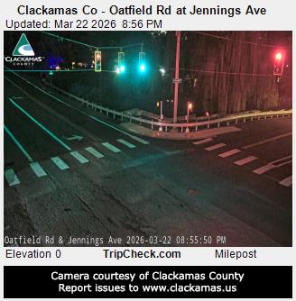 Clackamas Co - Oatfield Rd at Jennings Ave live webcam