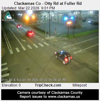 Clackamas Co - Otty Rd at Fuller Rd live webcam