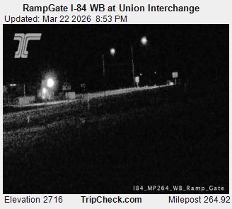 RampGate I-84 WB at Union Interchange live webcam