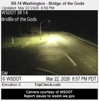 SR-14 Washington - Bridge of the Gods live webcam