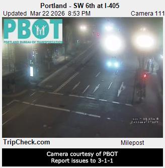 Portland - SW 6th at I-405 live webcam