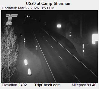 US20 at Camp Sherman live webcam