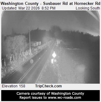 Washington County - Susbauer Rd at Hornecker Rd live webcam