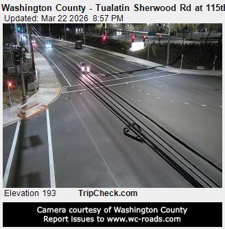 Washington County - Tualatin Sherwood Rd at 115th Ave live webcam