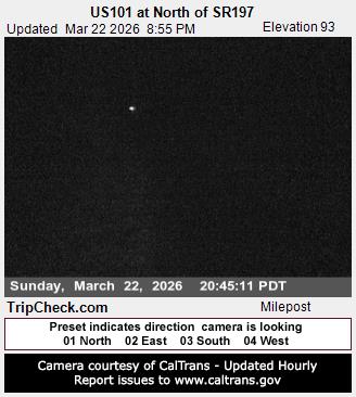 US101 at North of SR197 live webcam