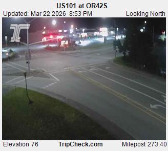 US101 at OR42S live webcam