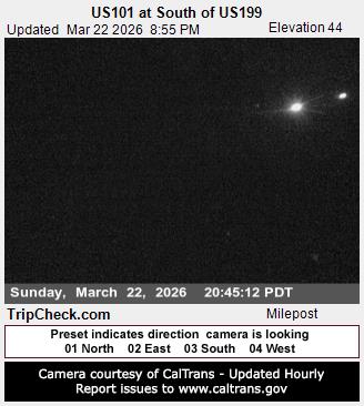 US101 at South of US199 live webcam