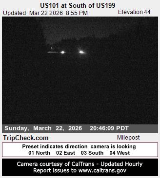 US101 at South of US199 live webcam