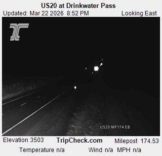 US20 at Drinkwater Pass live webcam