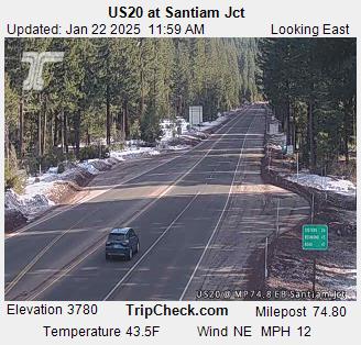 US20 at Santiam Jct (Looking East)