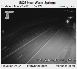 US26 Near Warm Springs live webcam
