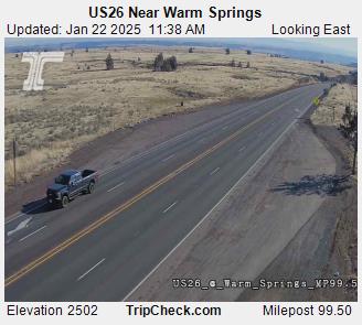 US26 Near Warm Springs (Looking East)