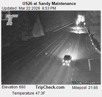 US26 at Sandy Maintenance live webcam