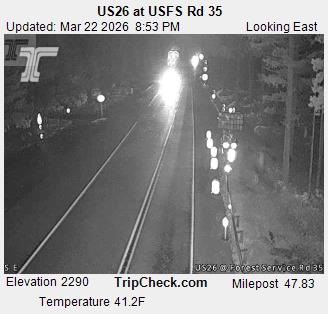 US26 at USFS Rd 35 live webcam