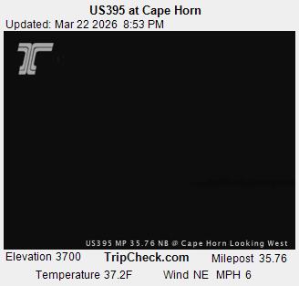 US395 at Cape Horn live webcam