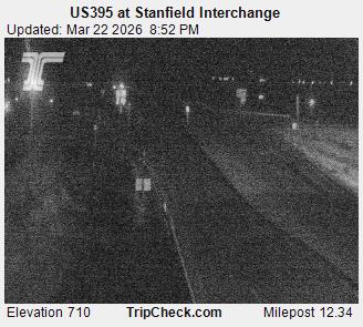 US395 at Stanfield Interchange live webcam