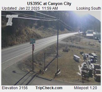 US395C at Canyon City (Looking South)