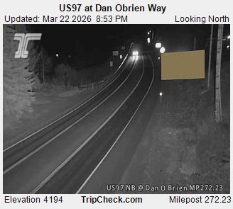 US97 at Dan Obrien Way live webcam