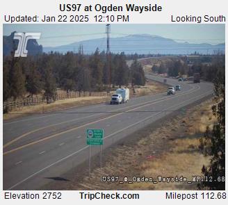 US97 at Ogden Wayside (Looking South)